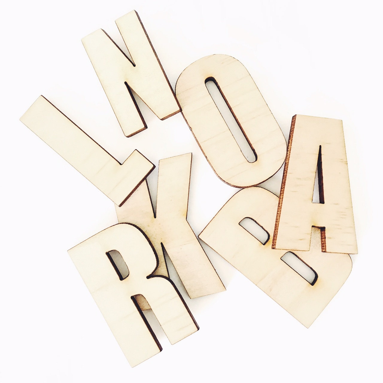 LASER CUT LETTERS Quality Laser Cut Natural Wood Letters 35 Etsy