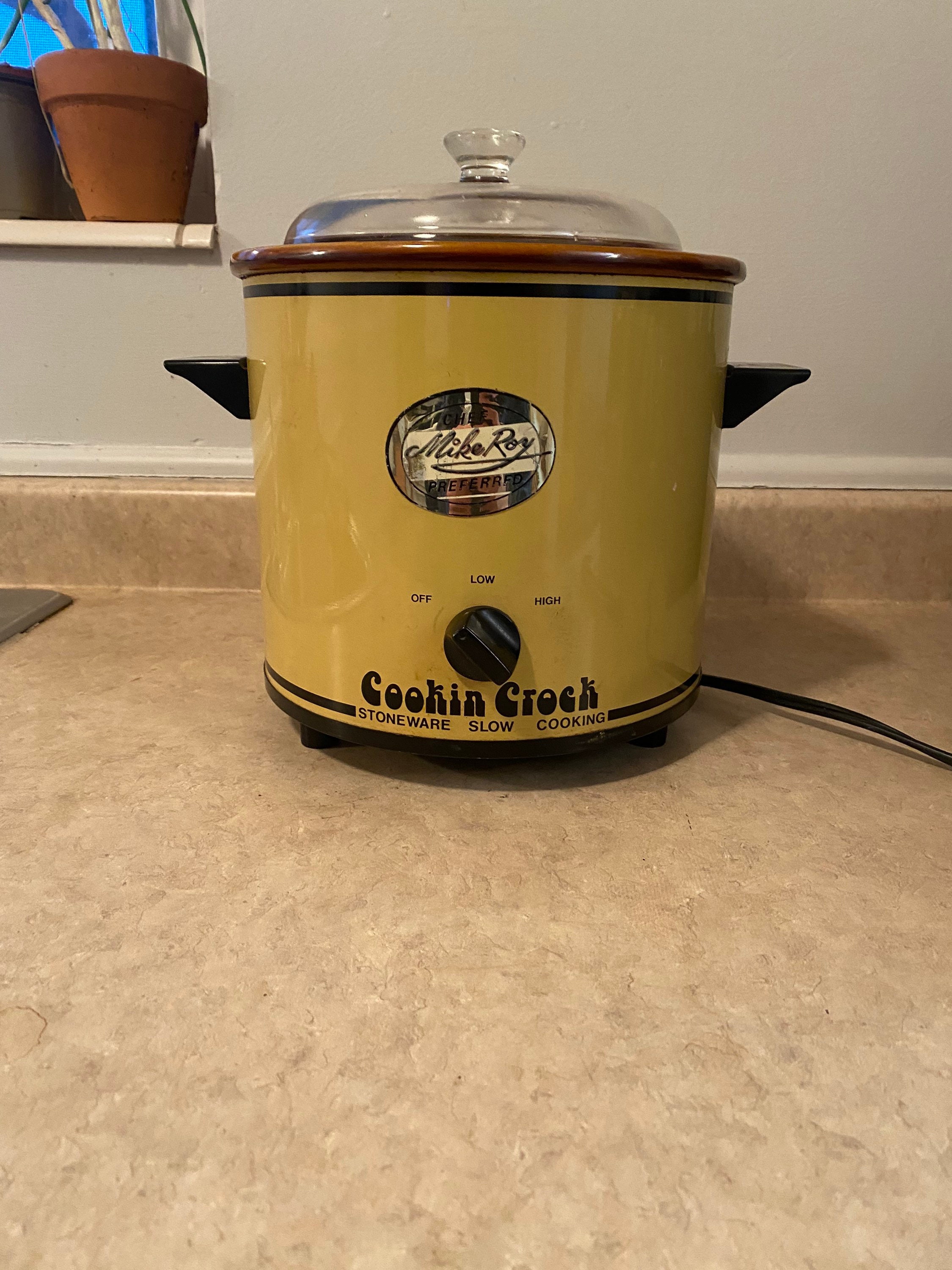 Vintage HAMILTON BEACH 4 QT Scovill CROCK WATCHER Slow Cooker POT Model 415