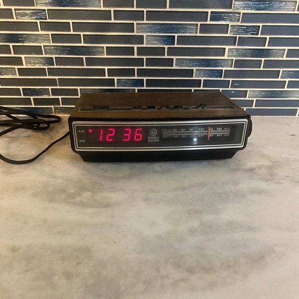 Ge Alarm Clock Etsy