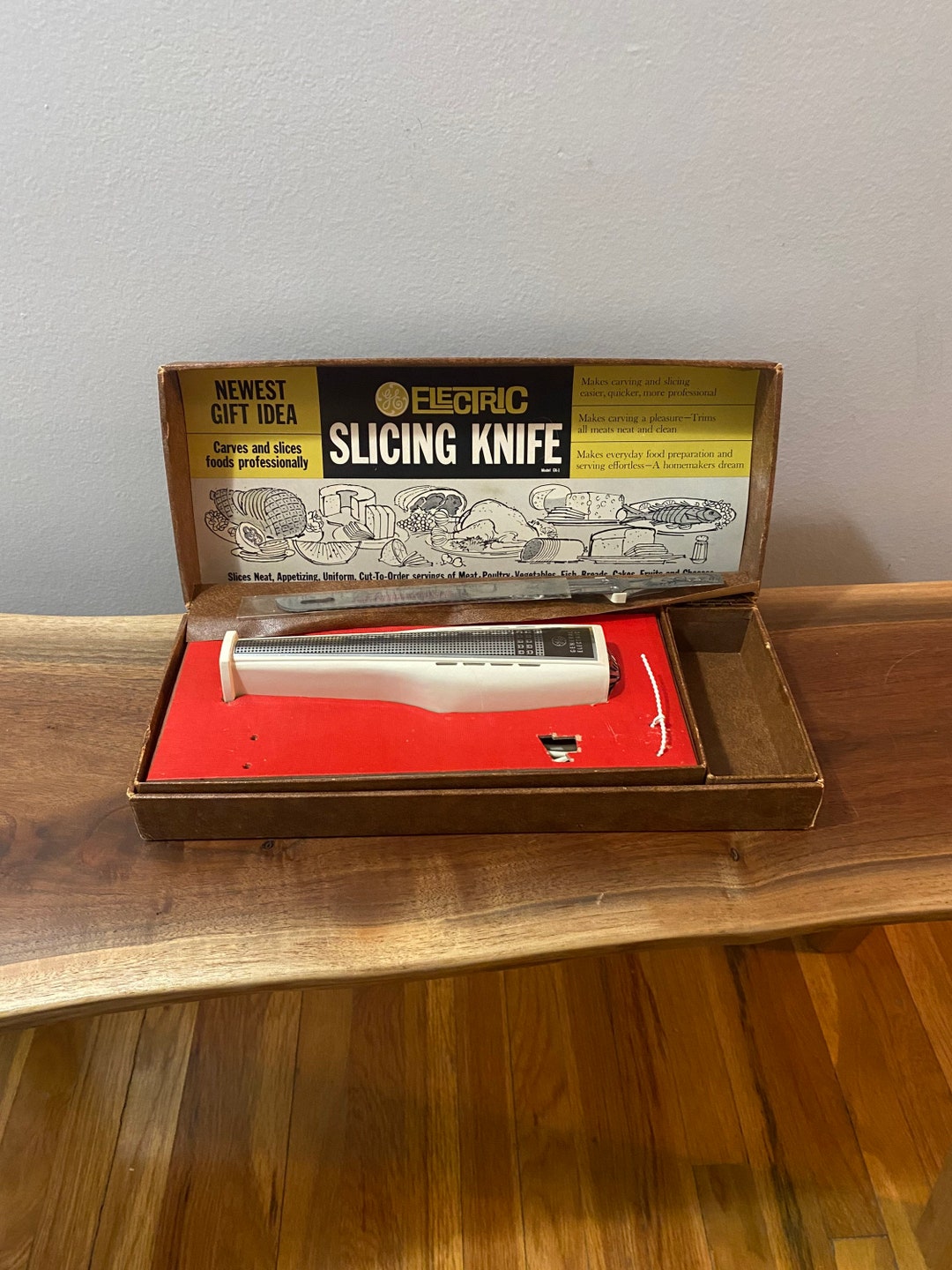 Vintage GE Electric Slicing Knife Etsy