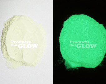 Green Neon Glow In The Dark Powder Pigment Waterproof Strontium Aluminate Encapsulated Europium Design Art Water Paint Jewelry