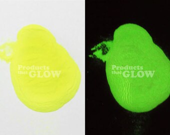 Yellow Neon to Yellow/Green Glow in the Dark Powder Pigment