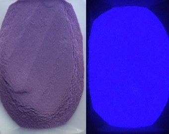Purple to Purple Glow In The Dark Powder Pigment Waterproof Strontium Aluminate Encapsulated Europium Design Art Water Paint Jewelry