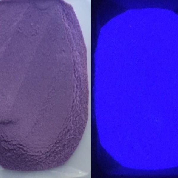 Purple to Purple Glow In The Dark Powder Pigment Waterproof Strontium Aluminate Encapsulated Europium Design Art Water Paint Jewelry