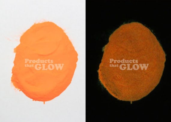 Glow in the Dark Paint  Bright Orange Glow Paint