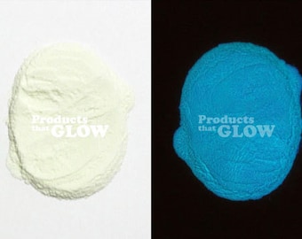 Blue Neon Glow In The Dark Powder Pigment