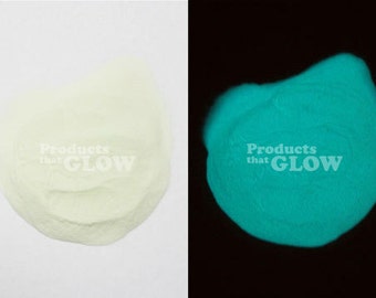 Aqua Neon  Glow In The Dark Powder Pigment Waterproof Strontium Aluminate Encapsulated Europium Design Art Water Paint Jewelry