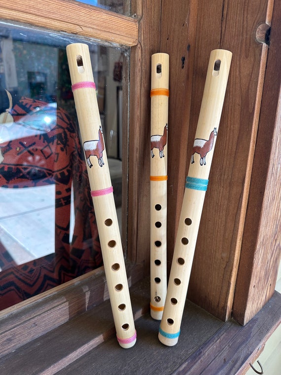 Handcrafted Peruvian Flute | Authentic Andean Wind Instrument | Traditional Folk Music Flut