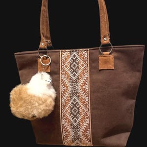 Peruvian Alpaca Wool Keychain/Bag Charm