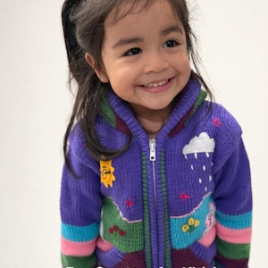 Handmade Children Peruvian Sweater Jacket