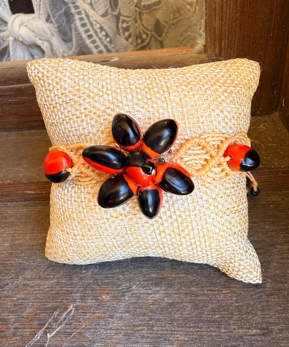 Peruvian Good Luck Bracelet | Handmade Huayruro Seed Bracelet from Peru | Protection, Positive Energy, Prosperity Jewelry