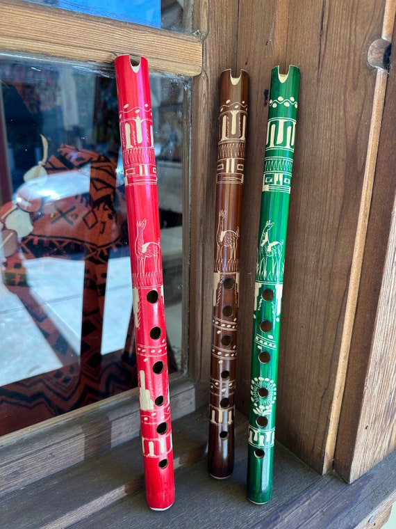 Handcrafted Peruvian Quena Flute | Traditional Andean Wind Instrument