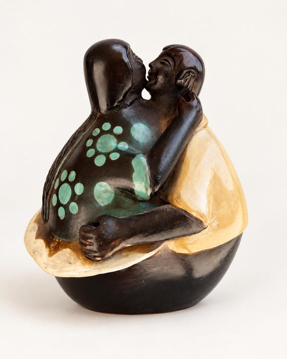 Ceramic Chulucana statue