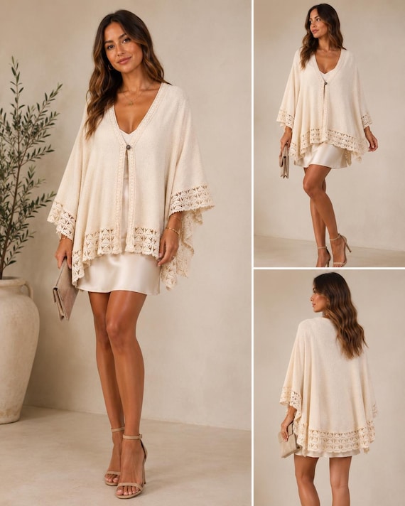 Short PeruvianOrganic Cotton Cape