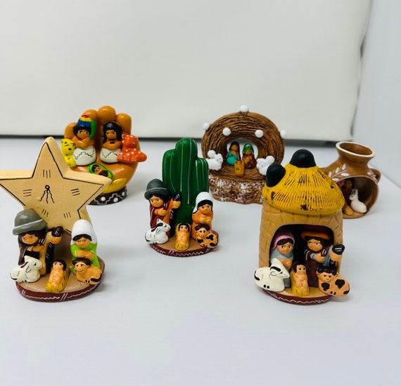 Miniatures Nativity ceramic