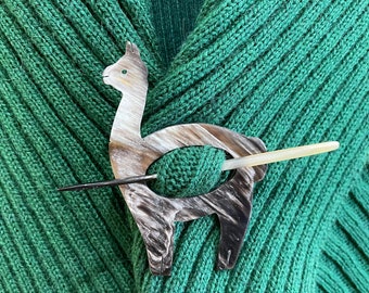 Unique Llama pin or brooch
