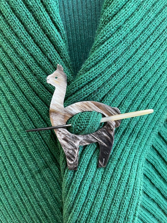 Unique Llama pin or brooch