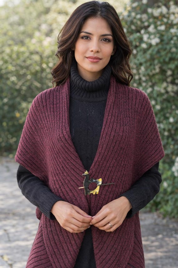 Unique Llama pin or brooch