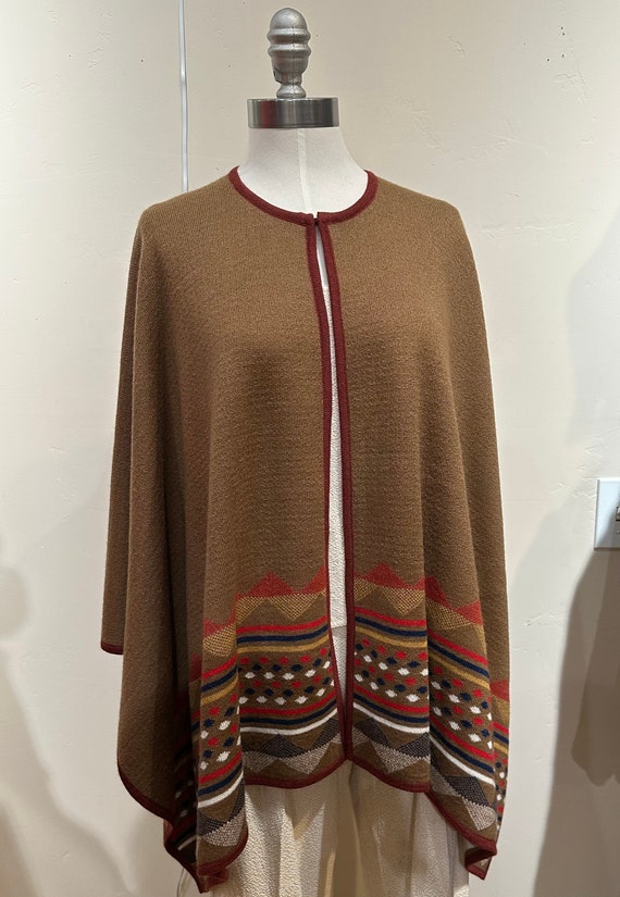 Alpaca wool cape