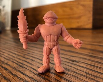 80/'s M.U.S.C.L.E C Figure #129 Mattel Men Kinnikuman Flesh Color 2/" Ashuraman