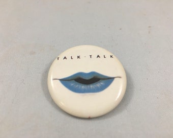 Vintage 1980s Talk Talk New Wave Pin
