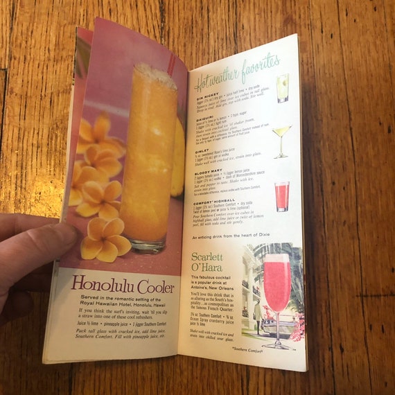 Vintage Southern Comfort 35 Cool Drink Recipes Promotional Etsy