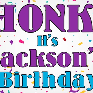 Birthday Lawn Sign Personalizzato Compleanno clacson Prato Segno ***spedizione e puntata inclusi***