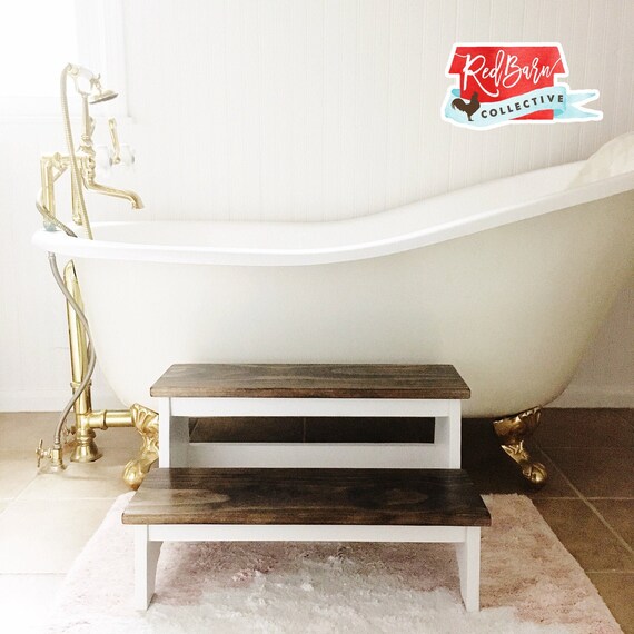 clawfoot tub step stool