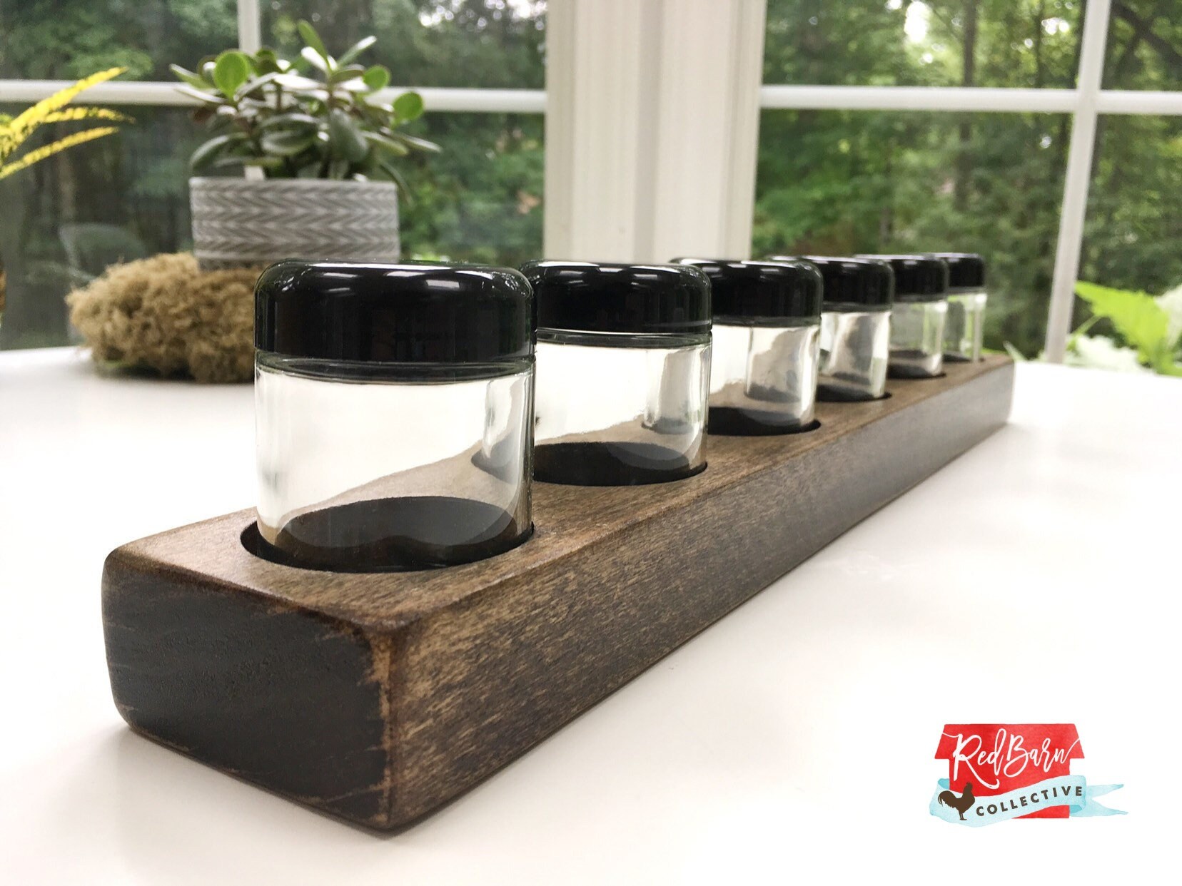 Paint Jar Holder Watercolor Tray Waldorf Paint Tray Etsy