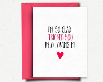 Anniversary Card for Boyfriend, Girlfriend, Birthday Card for Her Funny Valentines Day Card for Boyfriend, Love Card for Him