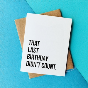 Carte d'anniversaire drôle Carte d'anniversaire meilleur ami sarcastique Cadeau d'anniversaire drôle Carte citation drôle 30e 40e 50e 25e Carte d'anniversaire humoristique