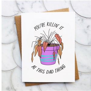Cartão engraçado do dia dos pais, piada engraçada do pai, presente do dia dos pais da filha, ideia engraçada do presente do filho, cartão de aniversário do pai, presente sarcástico para o pai