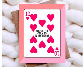 Funny Anniversary Card for Husband Wife Spouse, Sweet Birthday Card, Funny Valentine's Day Card