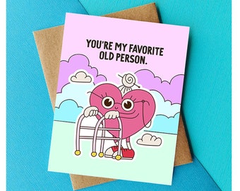Funny Birthday Card, Funny Mothers Day Card, Cute Card for Mom, Girlfriend, Grandparent, Best Friend