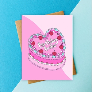 Carte d'anniversaire drôle pour petite amie, meilleure amie, meilleure amie, carte d'anniversaire drôle de meilleure amie, carte de voeux esthétique mignonne, cadeau d'anniversaire à la mode