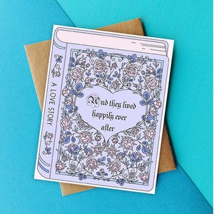 They Lived Happily Ever After, Funny Love Greeting Card They Lived Happily Ever After, Funny Love Greeting Card