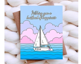 Sweet Wedding Card, Funny Bridal Shower Card Funny Engagement Congratulations Card, Punny Card for Couples, Bride, Groom