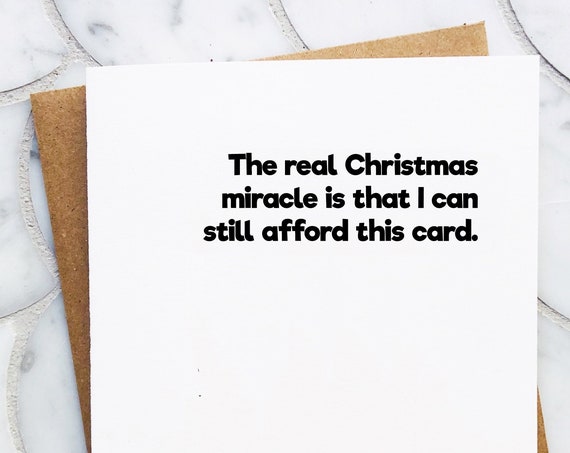 Sarcastic Christmas Card Funny Holiday Card For Best Friend, Coworker - 2022 Adult Christmas Card Box Set of 8 Funny Christmas Cards