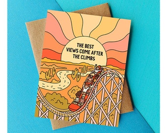 Sweet Encouragement Card - Retirement Congratulations Card for Best Friend, Partner- Graduation Card, Get Well Soon Card