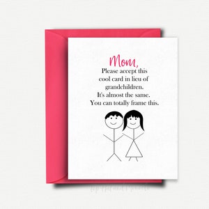 Regalo per la festa della mamma, biglietto divertente per la festa della mamma, festa della mamma dalla figlia, biglietto fatto a mano, regalo per la mamma, biglietto di compleanno per la mamma, biglietto per la mamma, regalo per la mamma