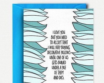 Funny Anniversary Card for Boyfriend Birthday Card for Husband Funny Valentines Day Card for Him Valentines Day Gift