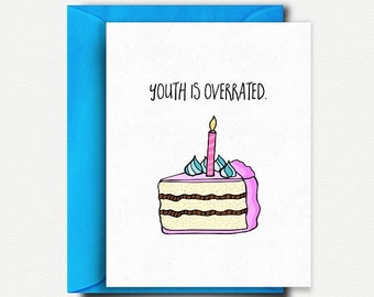Lustige Geburtstagskarte, 30. Geburtstag, You're Old Birthday Card, Best Friend Birthday, 40th Birthday, Karte für Mama, Papa, Mama, Geschenk, Lustige Karte