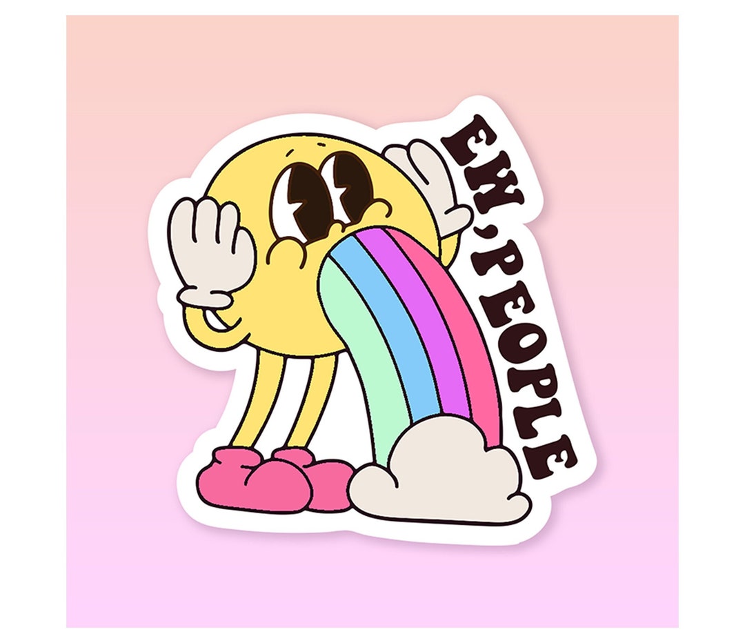 Ew People Sticker Funny Vinyl Sticker Birthday Gift for Best Friend ...