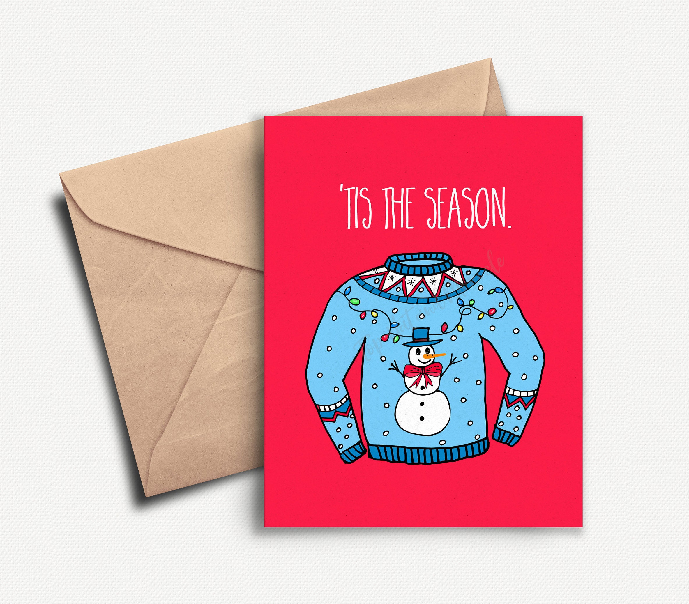 Etsy Funny Christmas Cards 