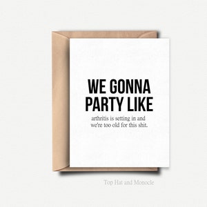 Funny Birthday Card Funny Best Friend Birthday Card 30th Birthday Old Birthday Card 40th Birthday Card for Friend Funny Card Him Sarcastic image 2