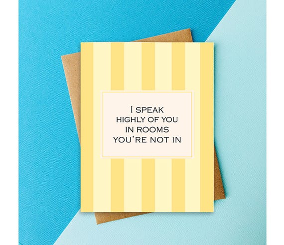 Speak Highly of You