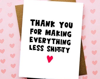 Funny Best friend Card Funny Anniversary Card for Boyfriend, Girlfriend, Funny Valentine Card Sarcastic Valentines Day Card for Him