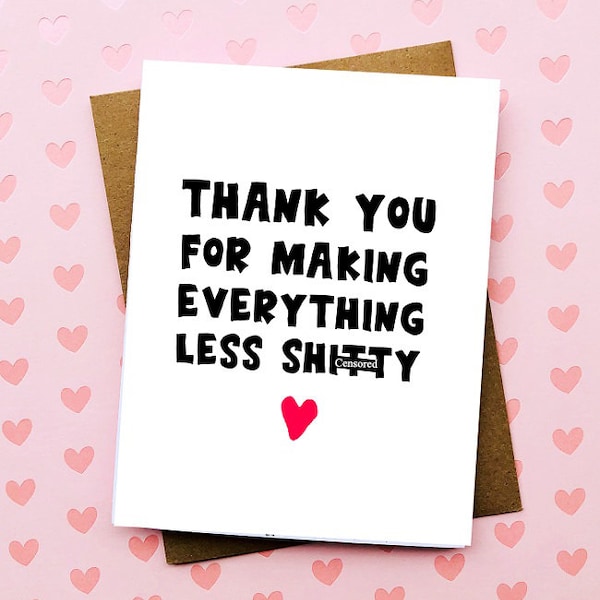 Funny Best friend Card Funny Anniversary Card for Boyfriend, Girlfriend, Funny Valentine Card Sarcastic Valentines Day Card for Him