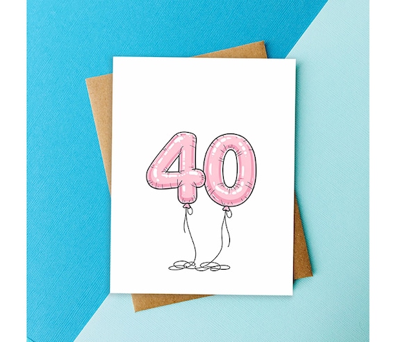 40th Birthday Balloons
