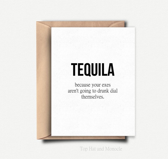 The Magic of Tequila - Funny Birthday Card